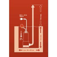 Einhell 4170773 GC-DP 1020 N Schmutzwasser-Tauchpumpe 18000 l/h 9m Einhell 4170773 GC-DP 1020 N Schmutzwasser-Tauchpumpe 18000 l/h 9m