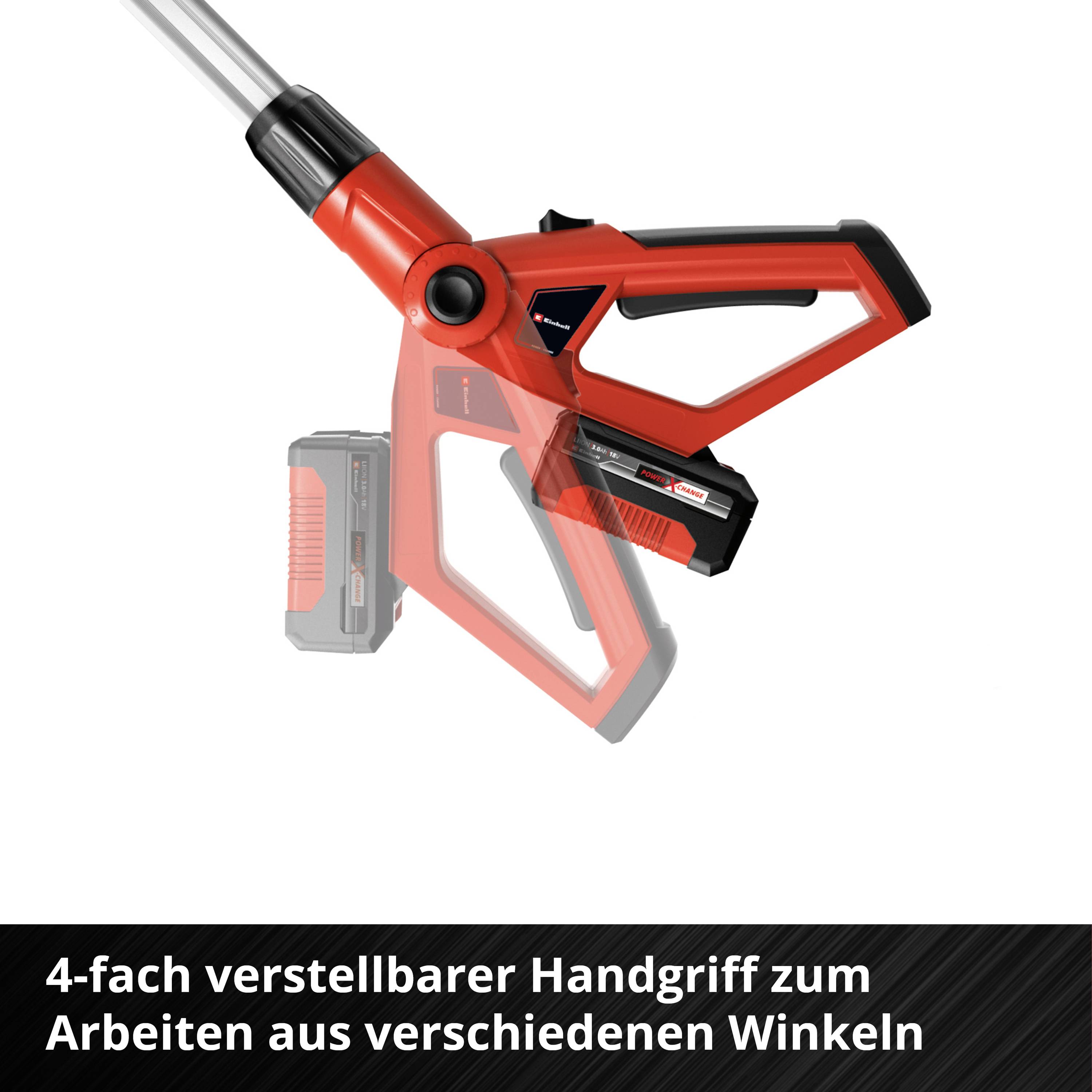 Einhell 3410800 Akku Hochentaster, Heckenschere Power XChange GEHC 18