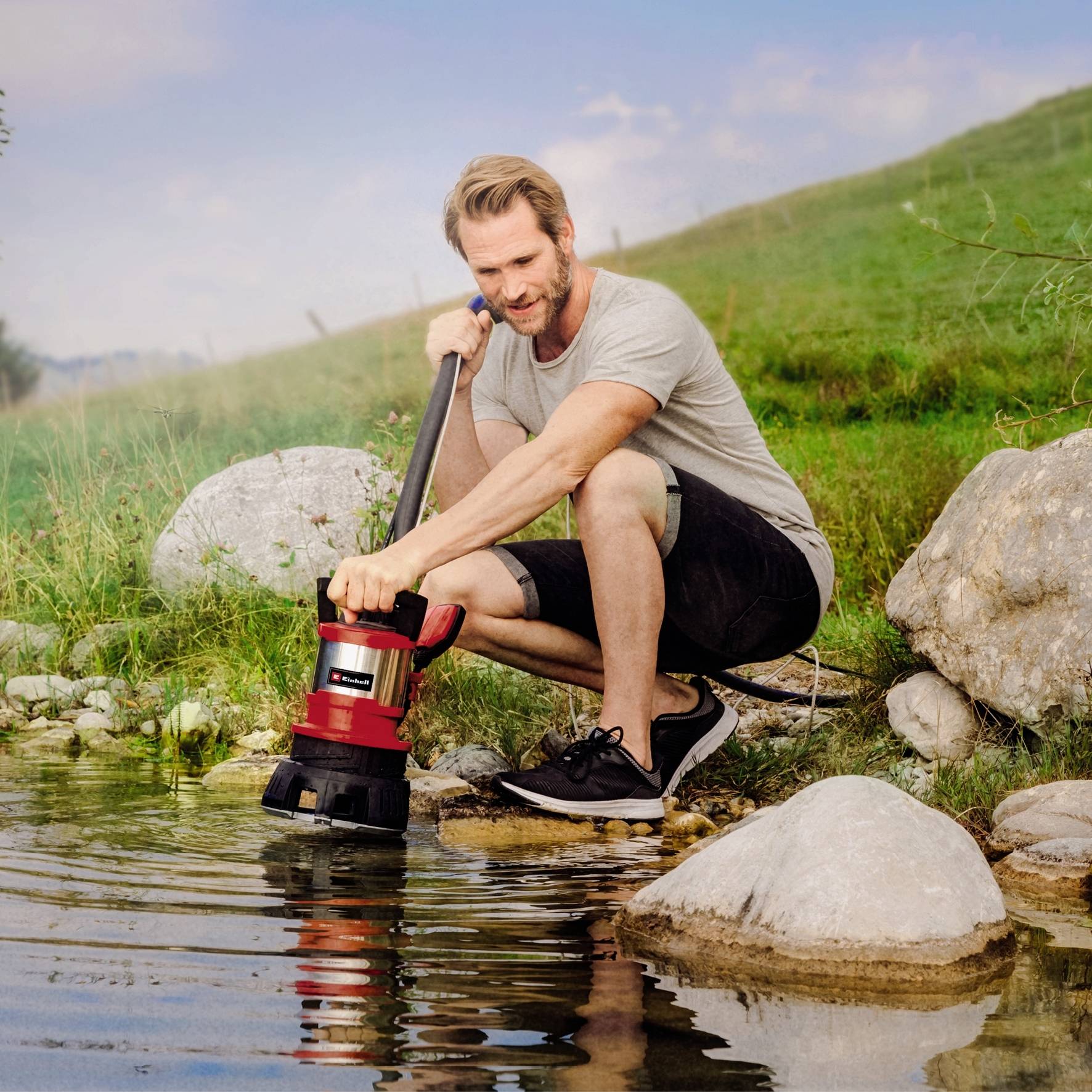 Einhell 4170790 GE-DP 7330 LL Schmutzwasser-Tauchpumpe 16500 l/h 8.5 m