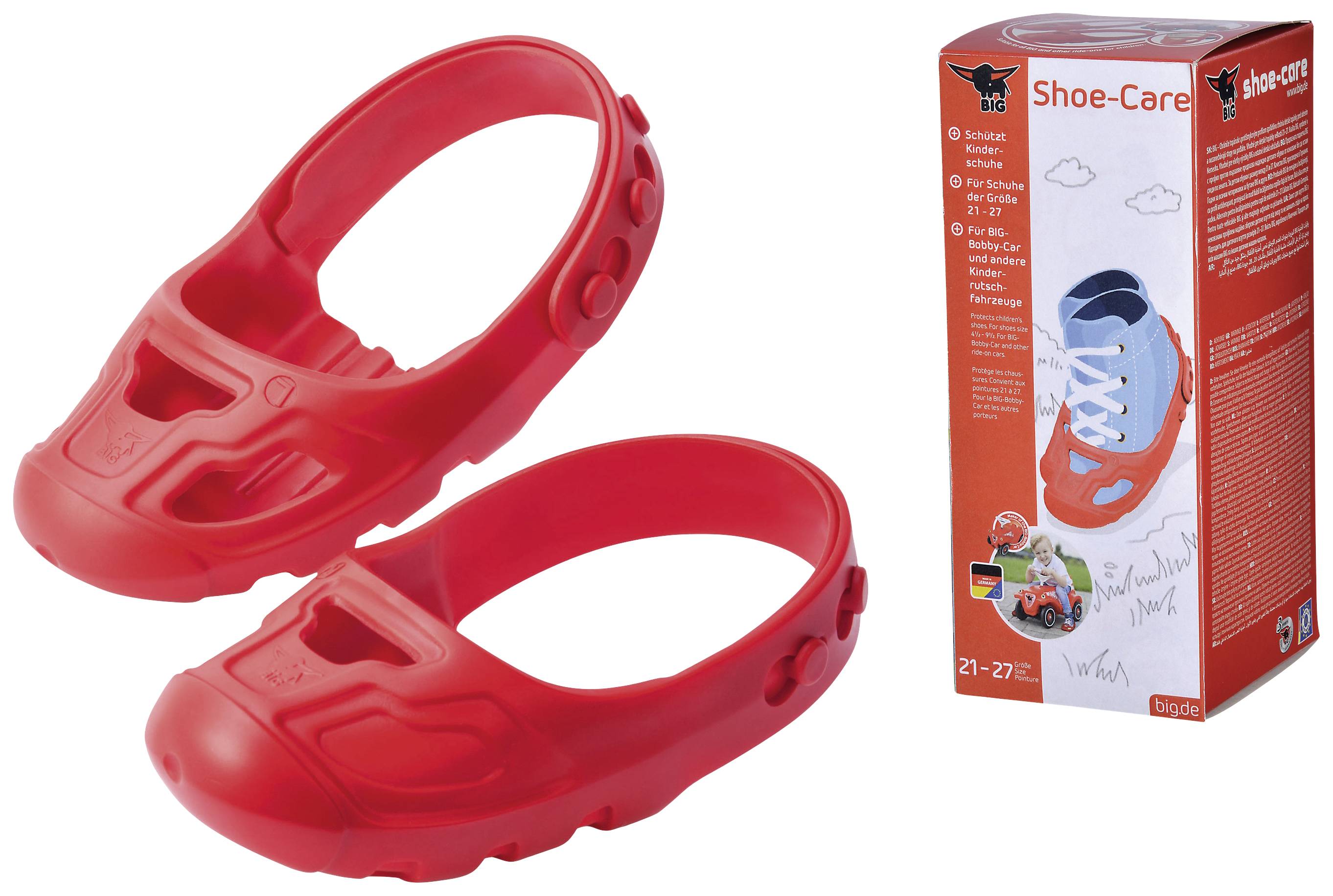 BIG Schuhschoner Rot 1 Paar