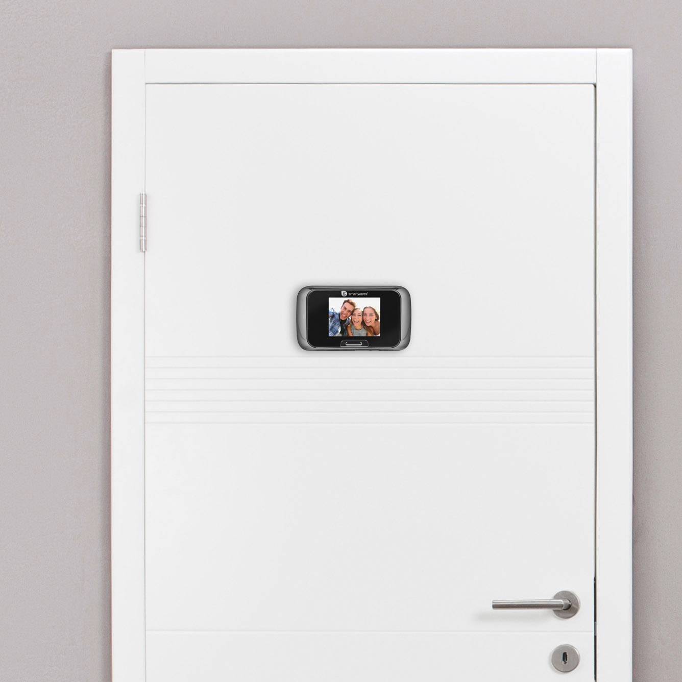 Smartwares VD27 10.018.27 Digitaler Türspion mit LCD-Display 7.1 cm 2.8 Zoll