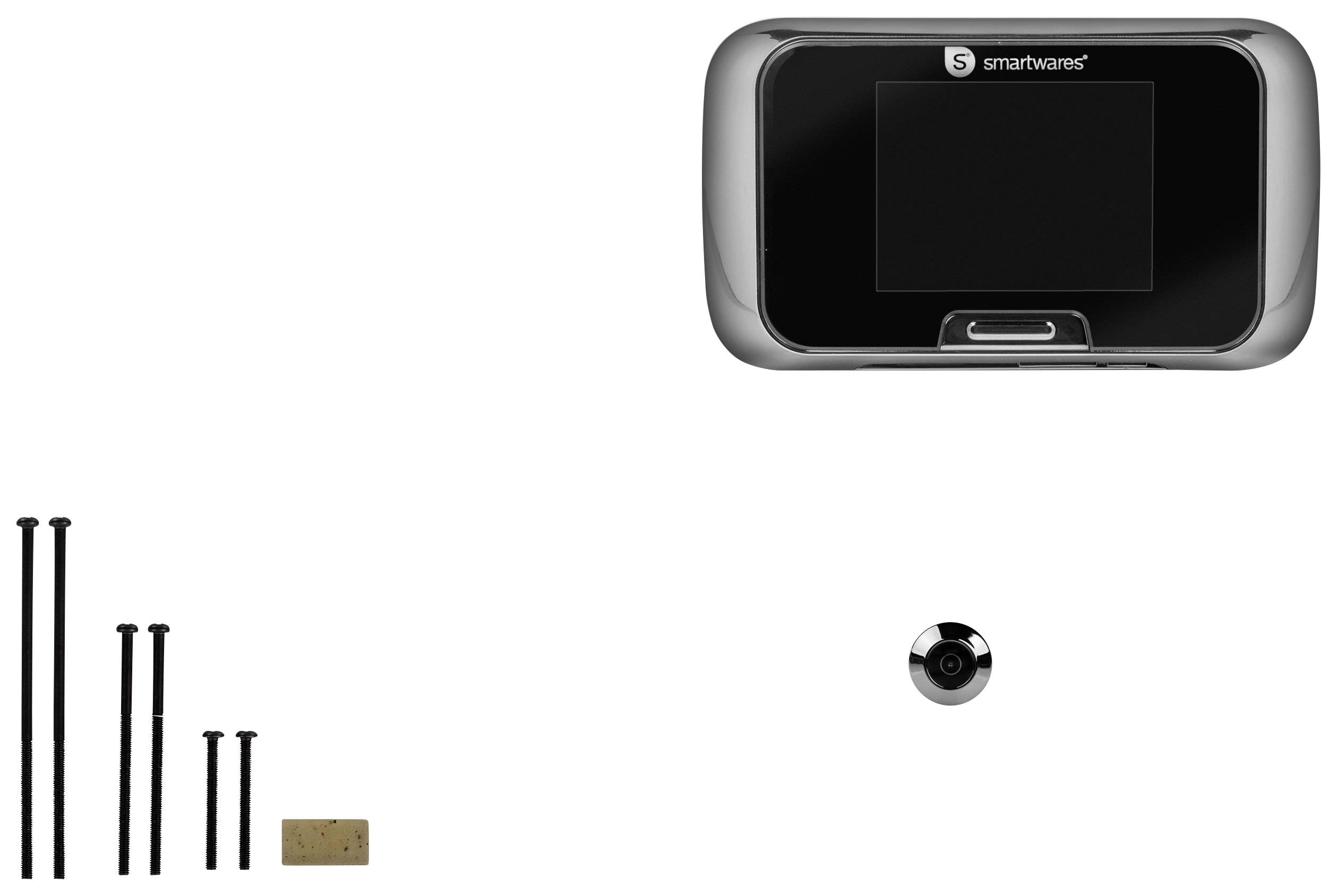 Smartwares VD27 10.018.27 Digitaler Türspion mit LCD-Display 7.1 cm 2.8 Zoll