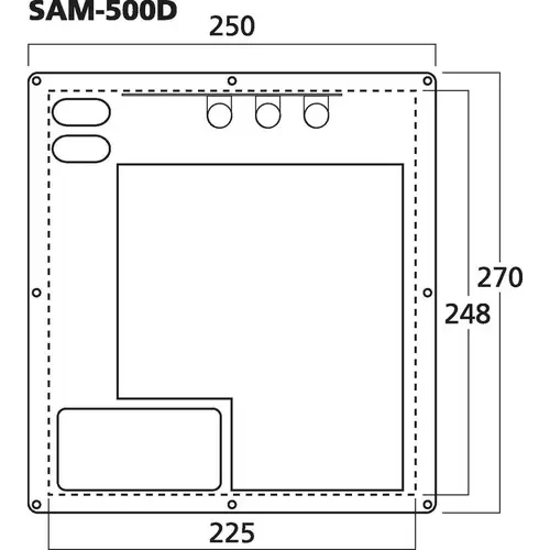 Monacor SAM-500D Einbauverstärkermodul 500W Monacor SAM-500D Einbauverstärkermodul 500W