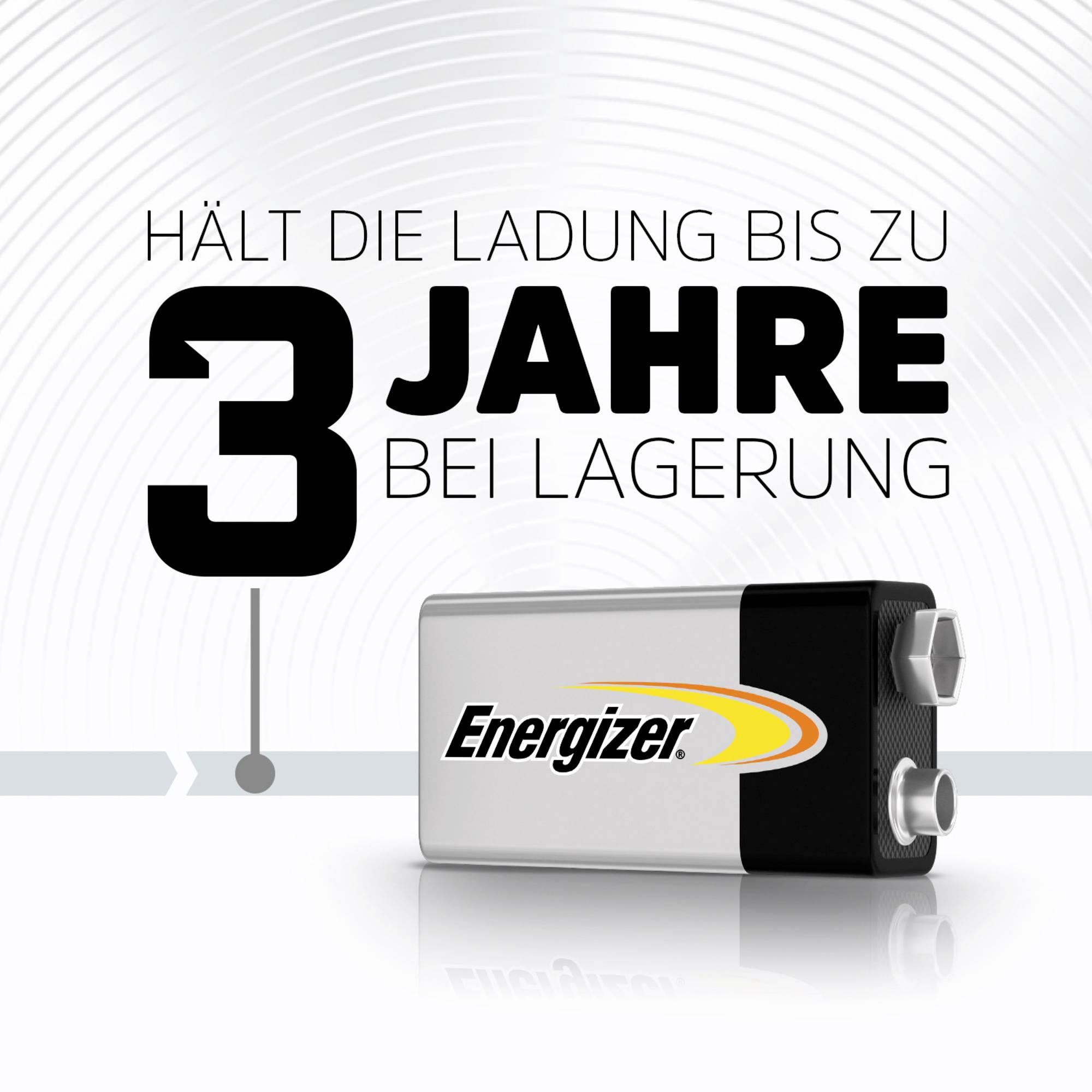 Energizer Power 6LR61 9V Block-Batterie Alkali-Mangan 9V 1St.