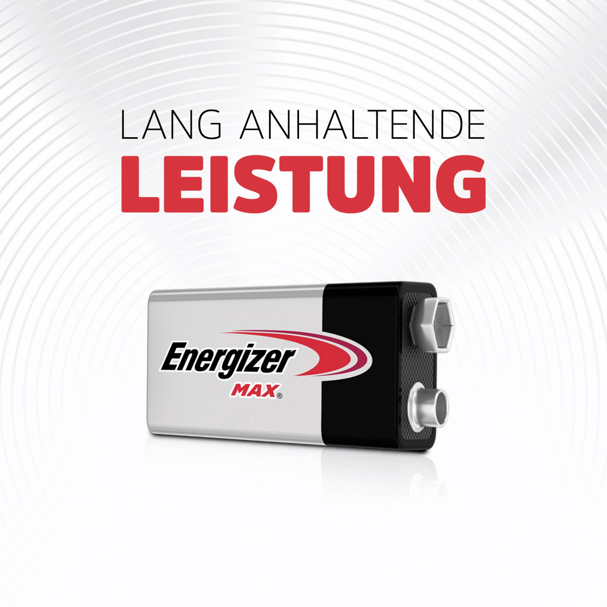 Energizer Max 6LR61 9V Block-Batterie Alkali-Mangan 9V 1St.