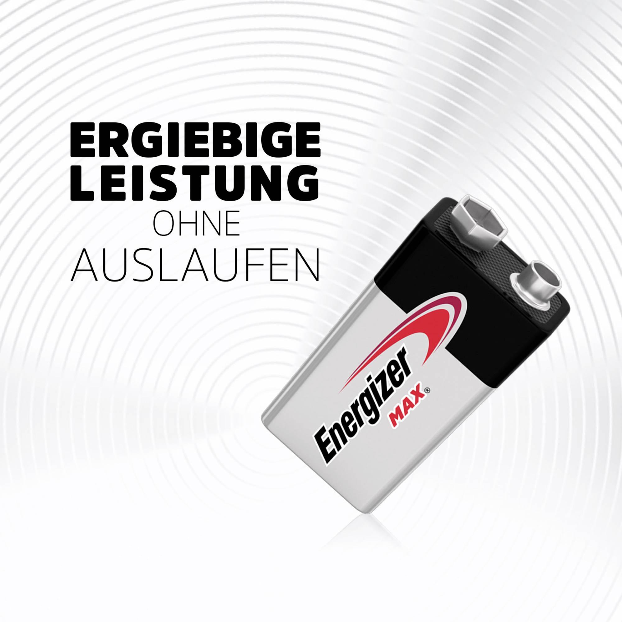 Energizer Max 6LR61 9V Block-Batterie Alkali-Mangan 9V 1St.