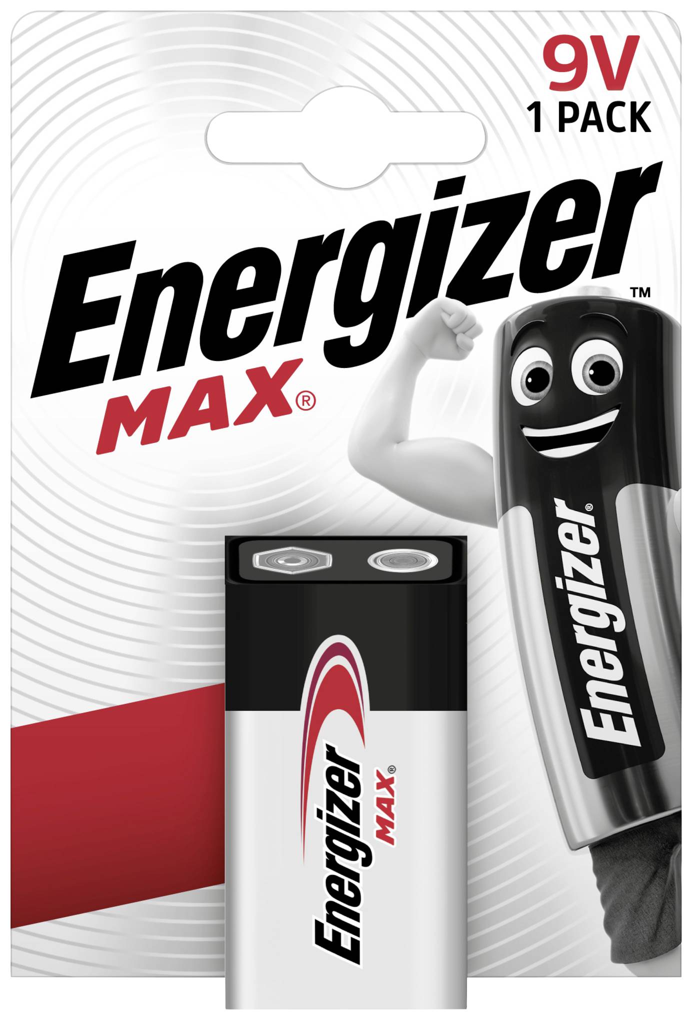 Energizer Max 6LR61 9V Block-Batterie Alkali-Mangan 9V 1St.