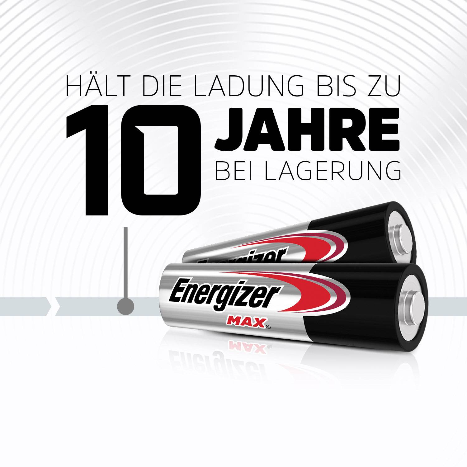 Energizer Max LR06 Mignon (AA)-Batterie Alkali-Mangan 1.5 V 8 St.