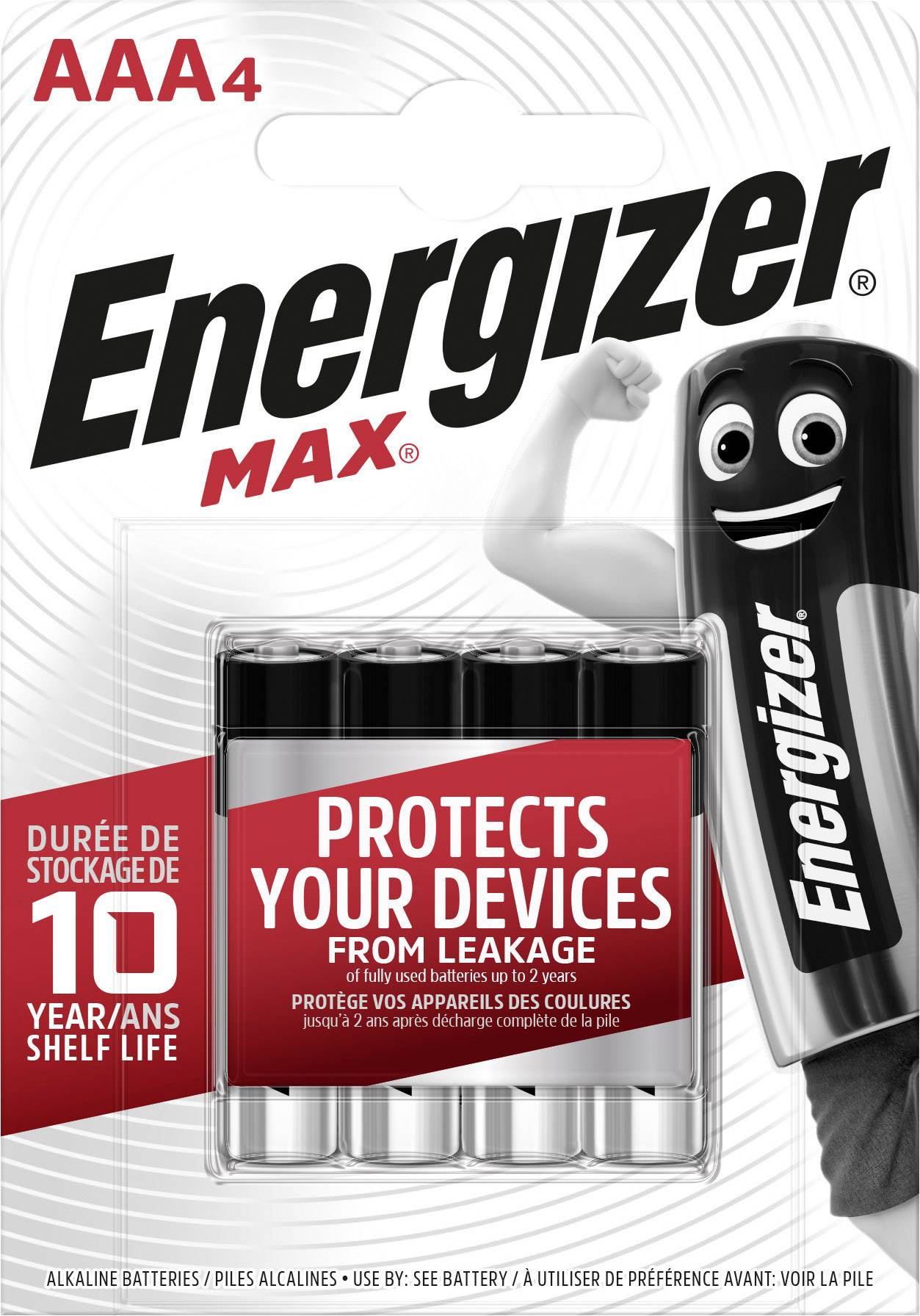 Energizer Max LR03 Micro (AAA)-Batterie Alkali-Mangan 1.5V 4St.