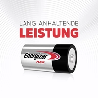 Energizer Max LR14 Baby (C)-Batterie Alkali-Mangan 1.5V 2St. Energizer Max LR14 Baby (C)-Batterie Alkali-Mangan 1.5V 2St.