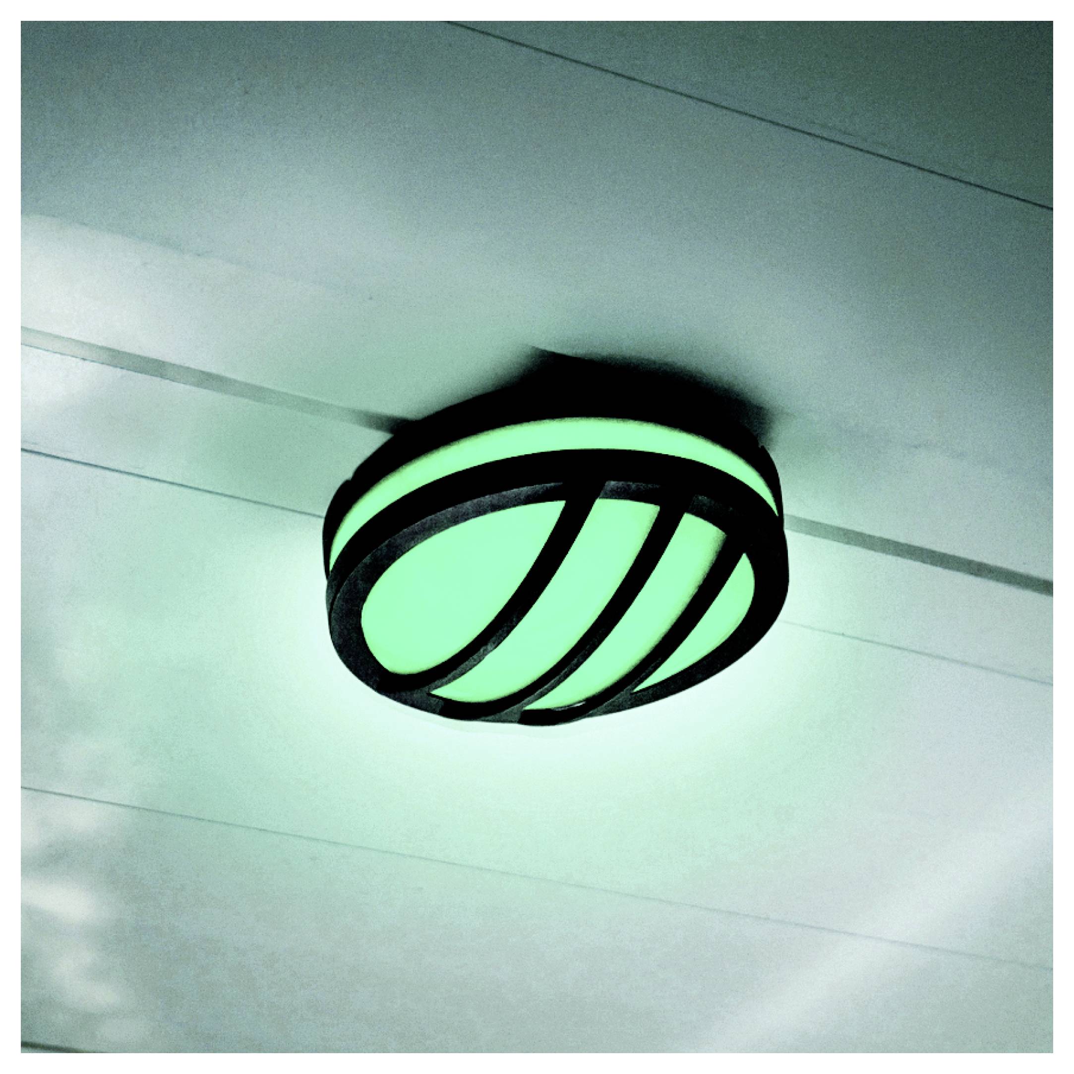 ECO-Light Seine 3361 gr Außenwandleuchte Energiesparlampe, LED E27 23W Anthrazit