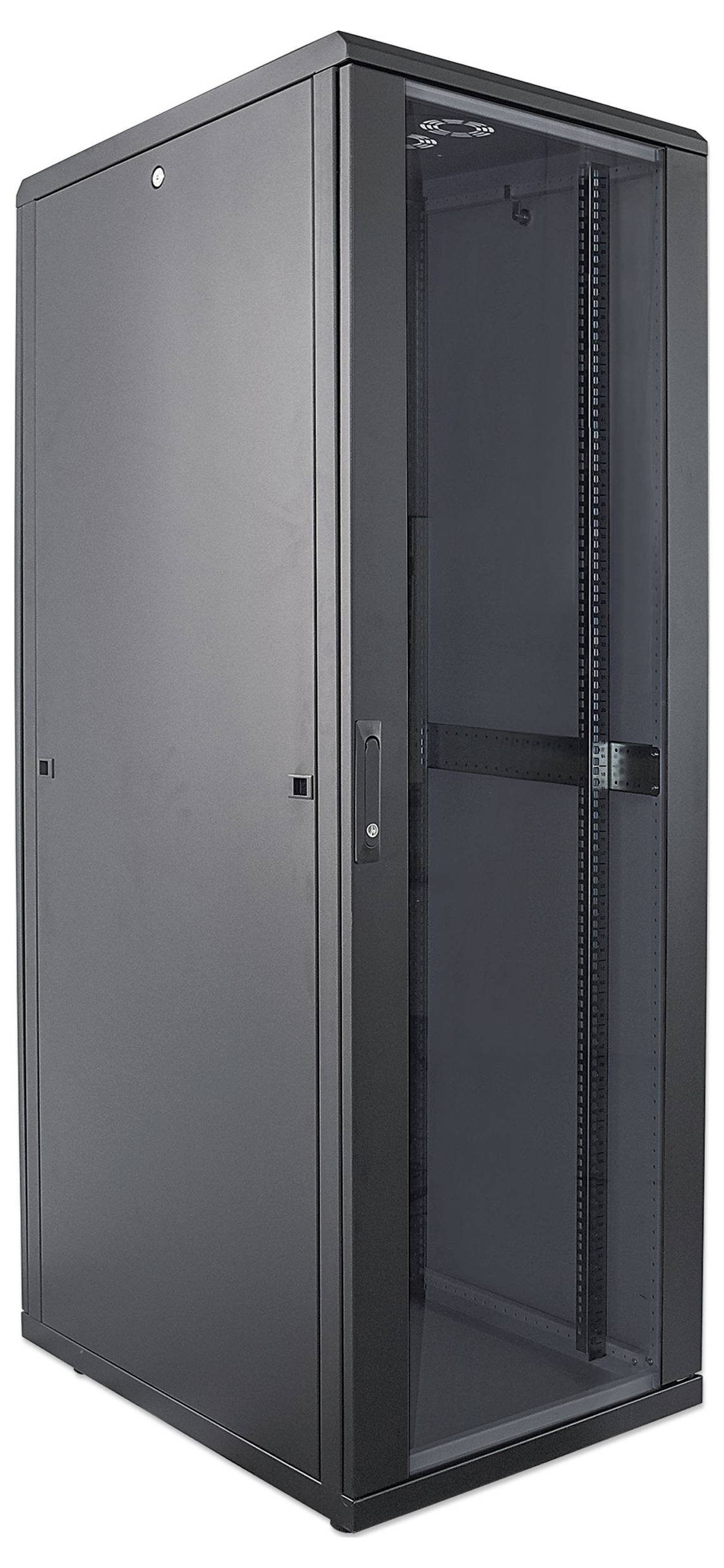 Intellinet 713085 19 Zoll Netzwerkschrank (B x H x T) 600 x 1120 x 800mm 22 HE Schwarz (RAL 9005)