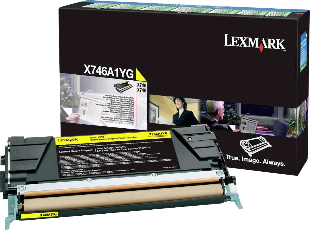 Lexmark Rückgabe Tonerkassette X746 X748 Original Gelb 7000 Seiten X746A1YG