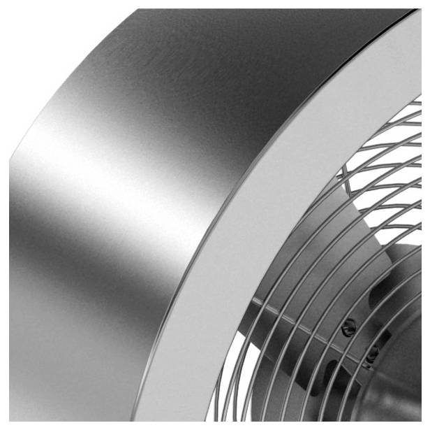 Stadler Form Q Bodenventilator 40W (Ø x H) 43cm x 360mm Metal-brushed