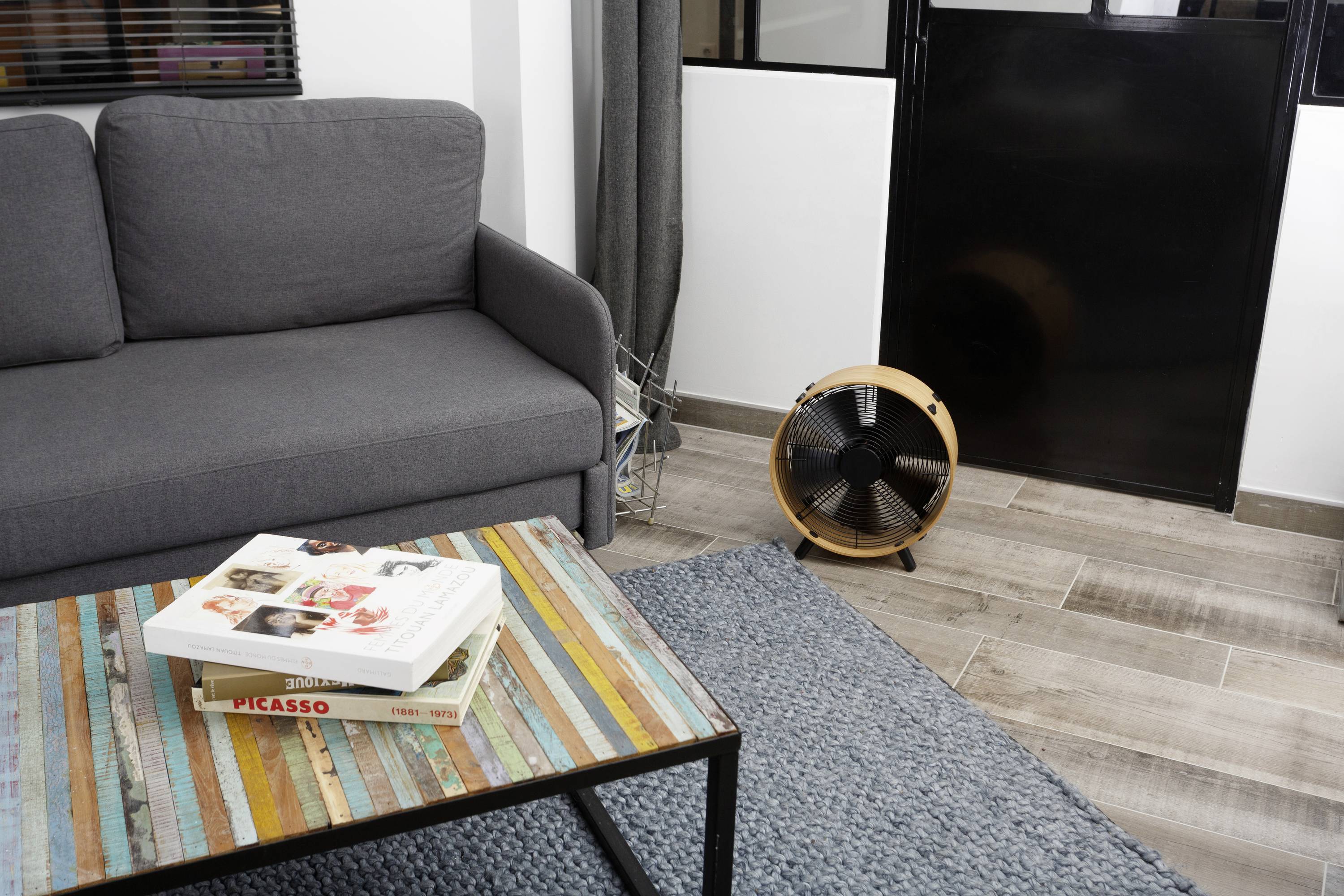 Stadler Form Otto Bodenventilator 50W (Ø x H) 35cm x 376mm Bambus