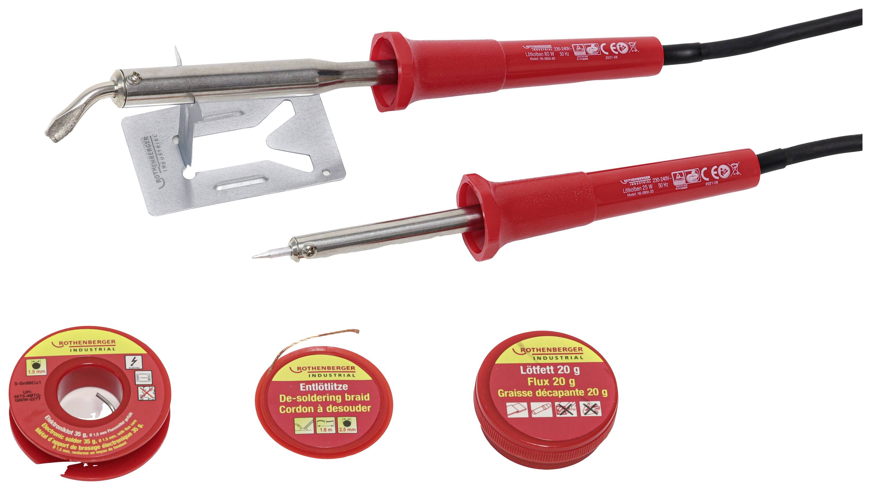 Rothenberger Industrial 35060 Lötkolben 230V 25 W, 80W