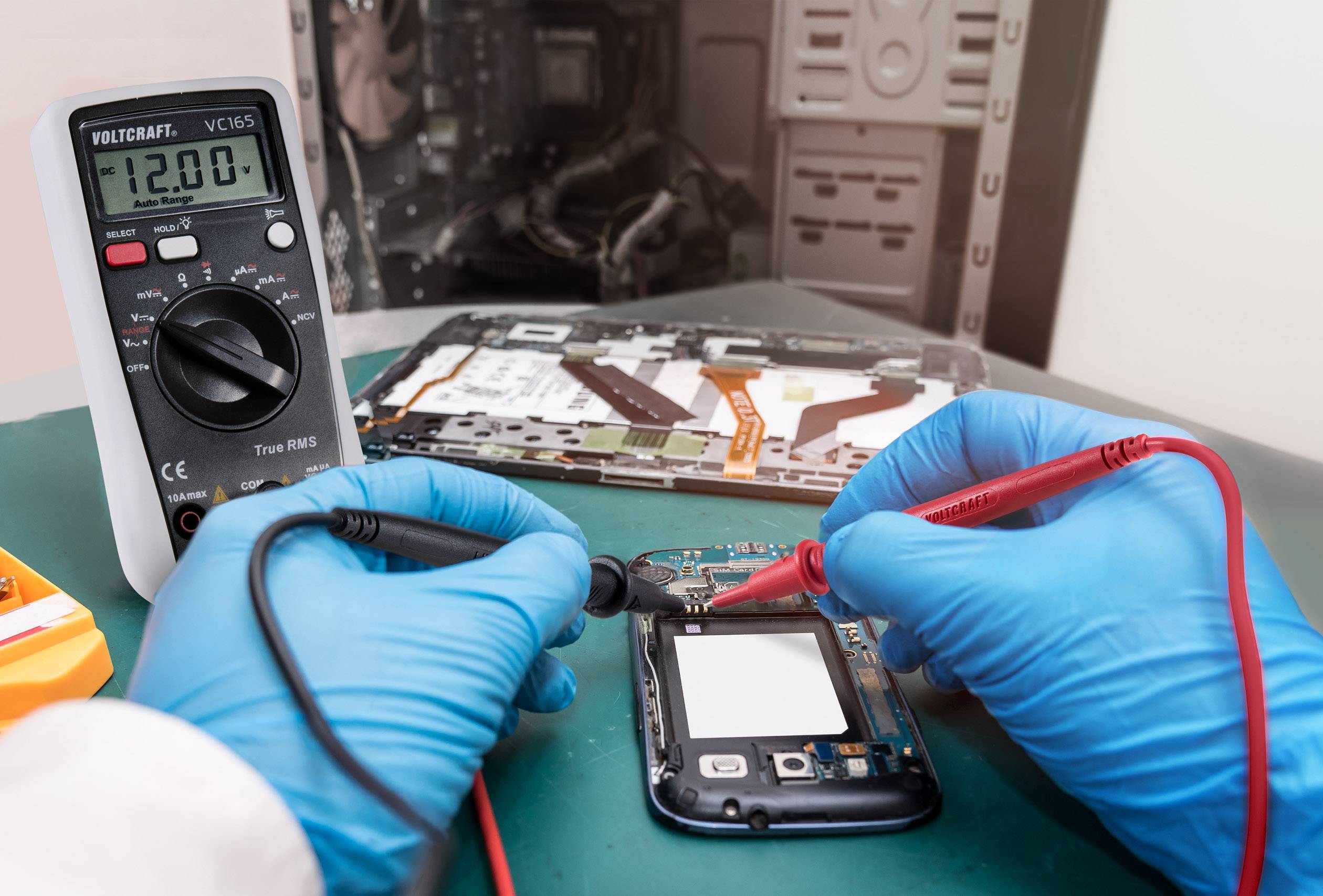 VC165 TRMS Hand-Multimeter digital CAT III 600V Anzeige (Counts): 2000