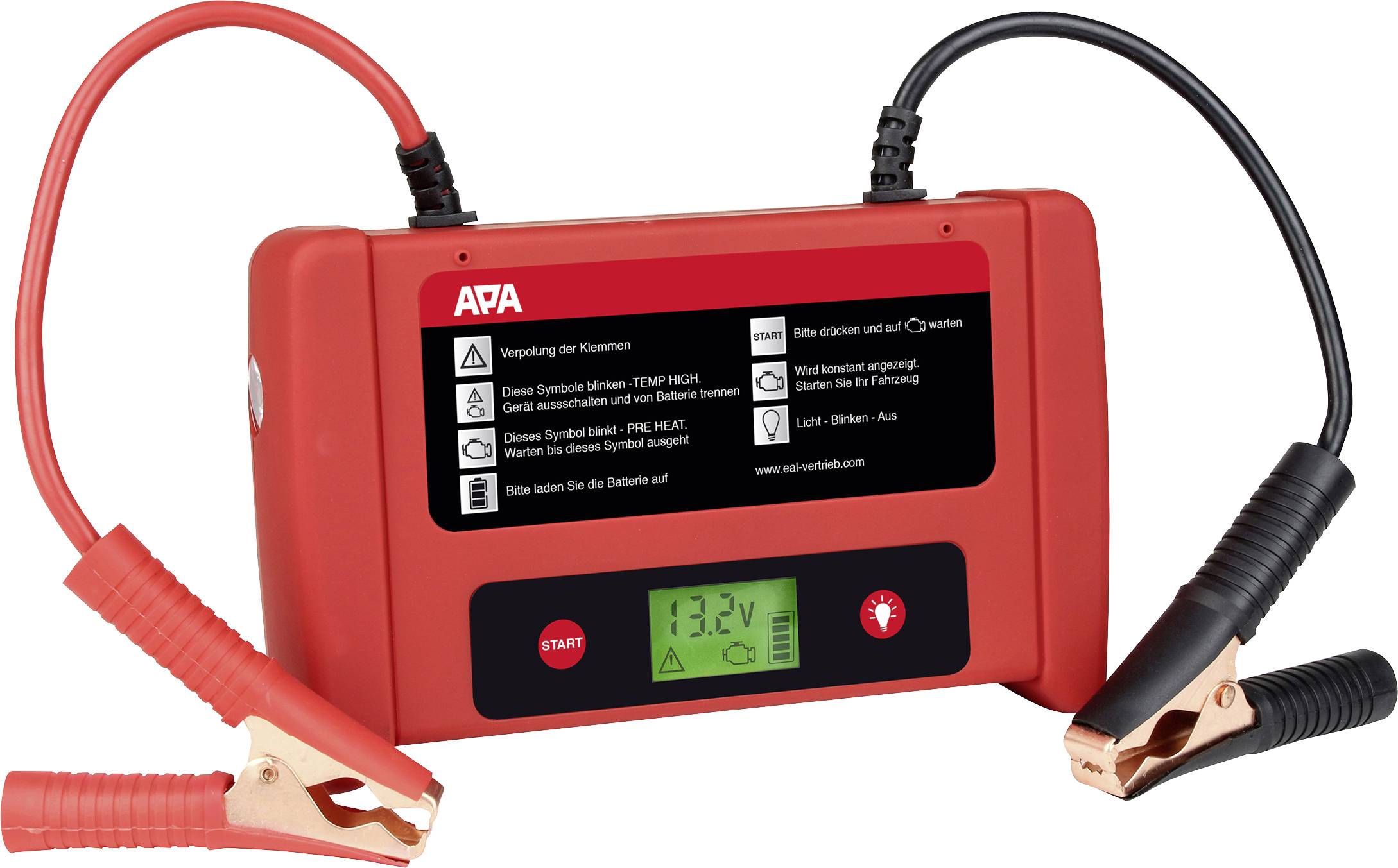 APA Schnellstartsystem Litium PowerPack 16558 Starthilfestrom (12 V)=600 A USB-Steckdose 2x, Arbeitsleuchte, Elektronikschutz, Ladezustandsanzeige