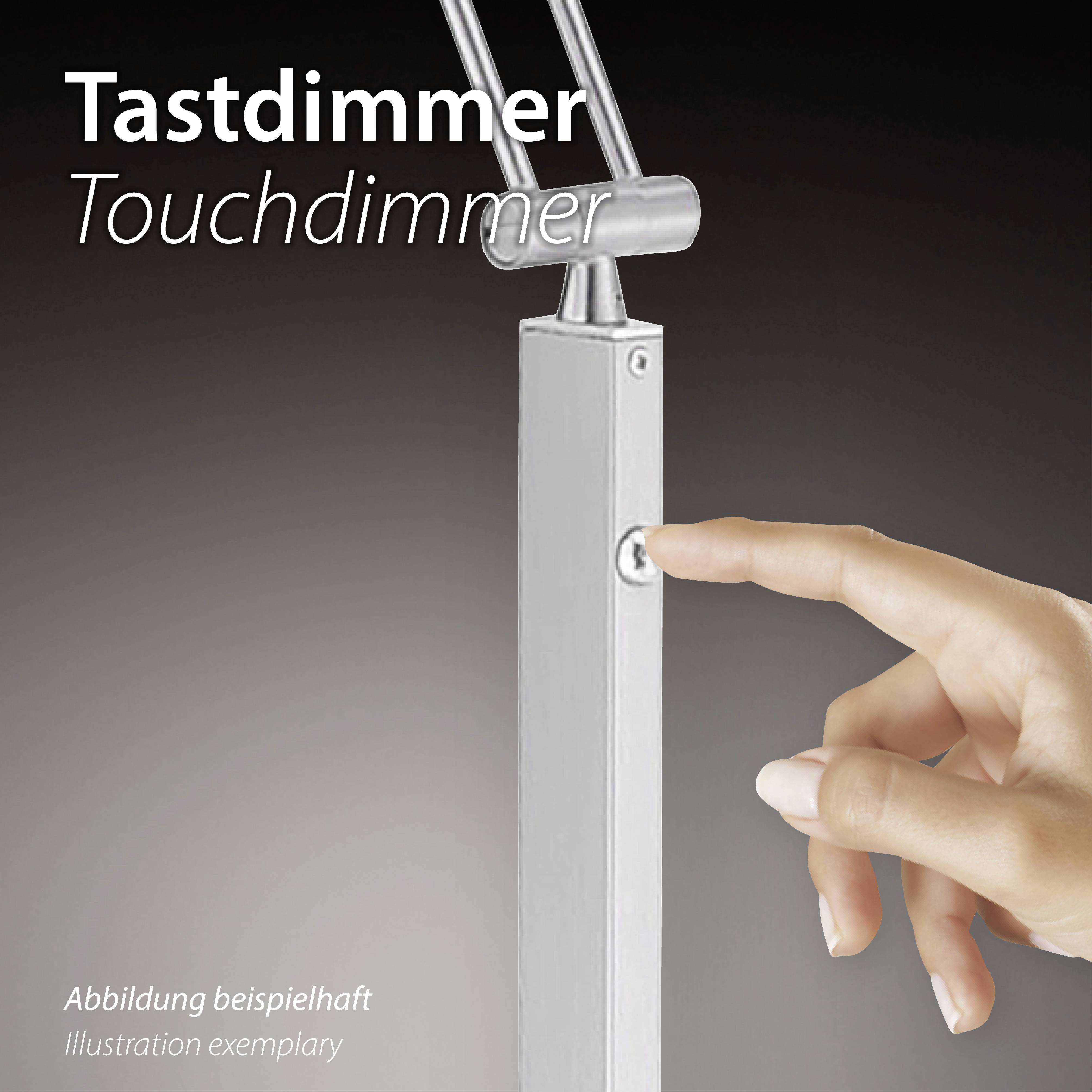 Just Light Dawda 11011-55 LED-Tischlampe LED 3.6W Stahl