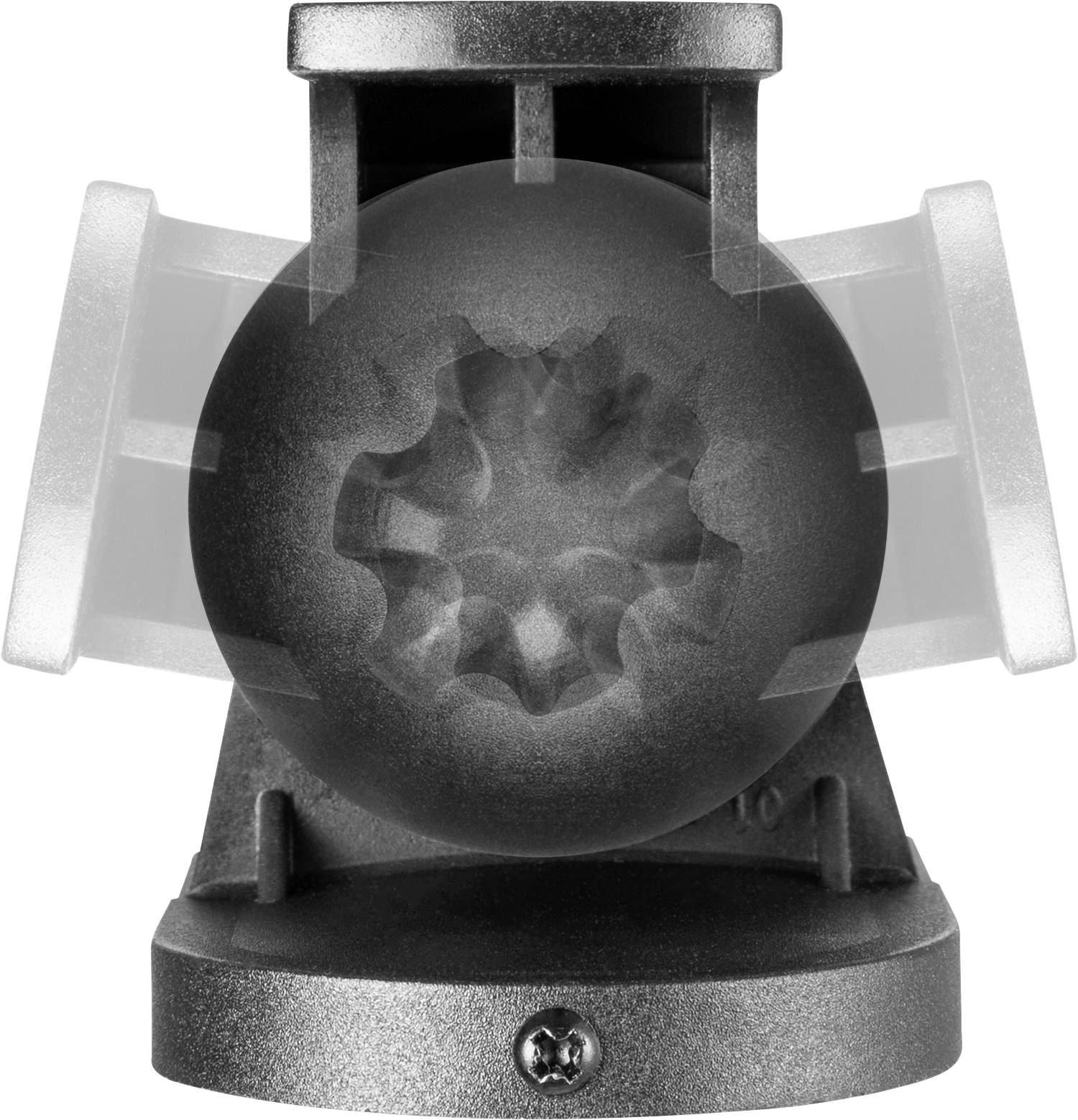 SpeaKa Professional Lautsprecher-Wandhalterung Neigbar+Schwenkbar Wandabstand (max.): 6.4 cm Schwar