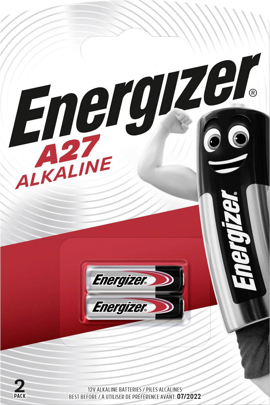 Energizer A27 Spezial-Batterie 27 A Alkali-Mangan 12 V 22 mAh 2 St.