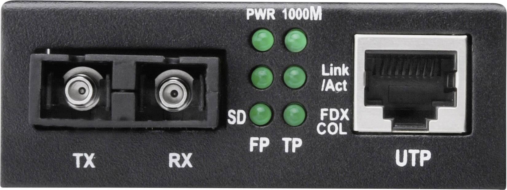 Digitus DN-82121-1 LAN, SC Duplex Netzwerk-Medienkonverter 1 GBit/s