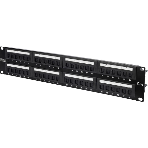 Digitus DN-91548U 48 Port Netzwerk-Patchpanel 483mm (19") CAT 5e 2 HE Unbestückt Digitus DN-91548U 48 Port Netzwerk-Patchpanel 483mm (19") CAT 5e 2 HE Unbestückt