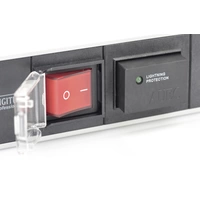 Digitus DN-95407 19 Zoll Netzwerkschrank-Steckdosenleiste 1 HE Schutzkontaktsteckdose Schwarz Digitus DN-95407 19 Zoll Netzwerkschrank-Steckdosenleiste 1 HE Schutzkontaktsteckdose Schwarz