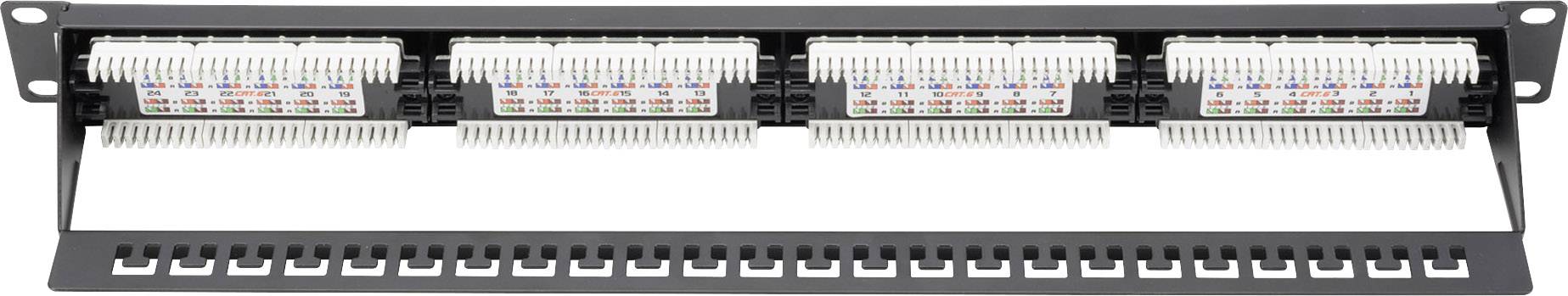 Digitus DN-91624U 24 Port Netzwerk-Patchpanel 483 mm (19") CAT 6 1 HE Unbestückt