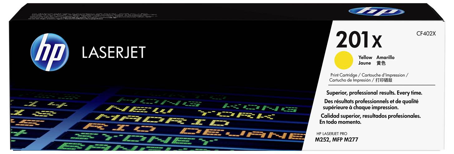 HP LaserJet 201X Tonerpatrone für Schwarz-Weiß-Drucker, gekennzeichnet mit „CF402X" und kompatibel mit M252, M277