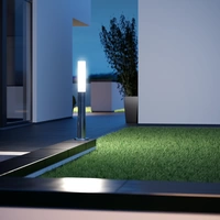 Steinel GL 60 S 007881 LED-Außenstandleuchte mit Bewegungsmelder LED E27 9.78W Edelstahl Steinel GL 60 S 007881 LED-Außenstandleuchte mit Bewegungsmelder LED E27 9.78W Edelstahl