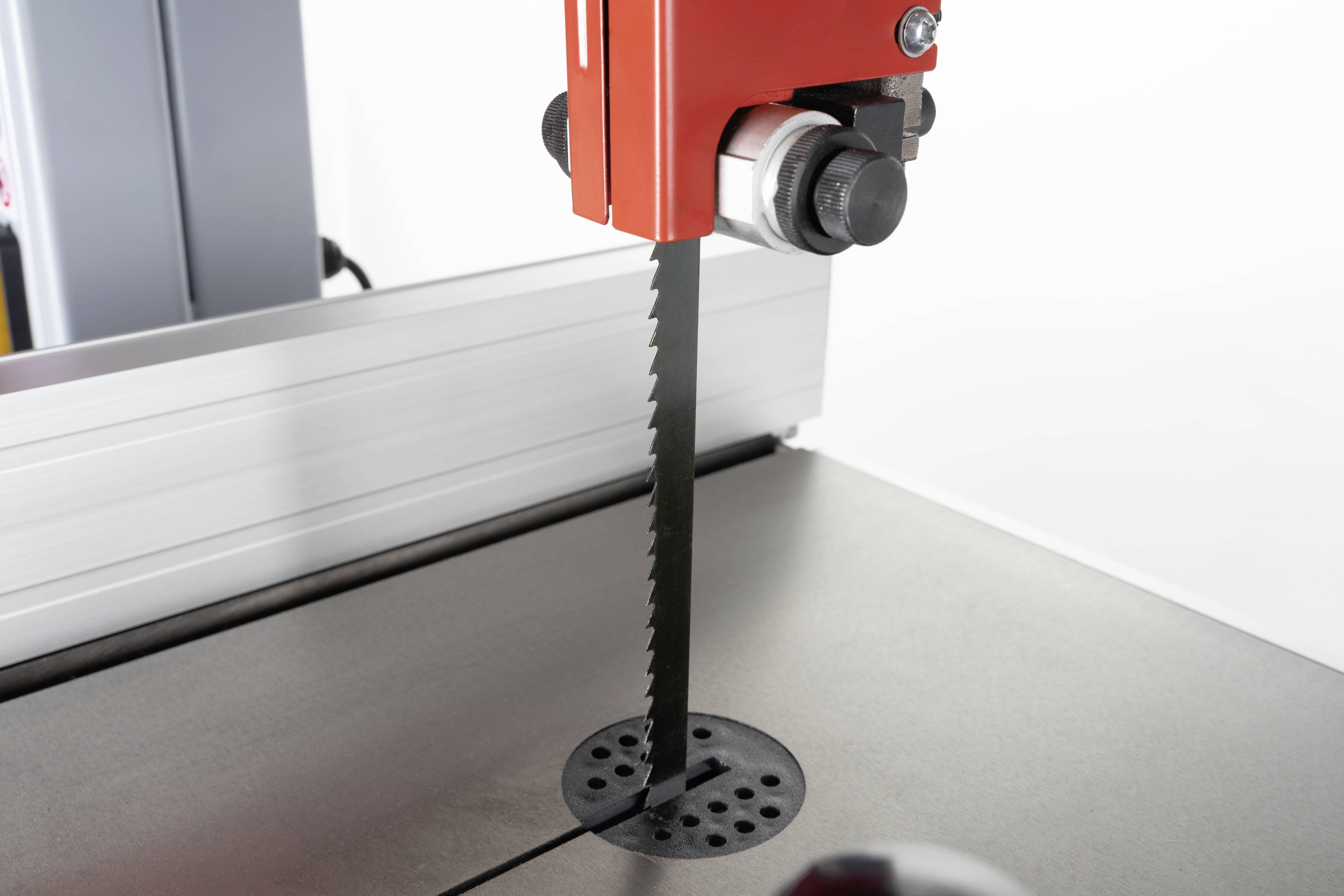 Holzmann Maschinen Tischbandsäge HBS400_230V Schnitttiefe (max.) 220mm 230V 1100W Sägeblatt-Länge 2950mm