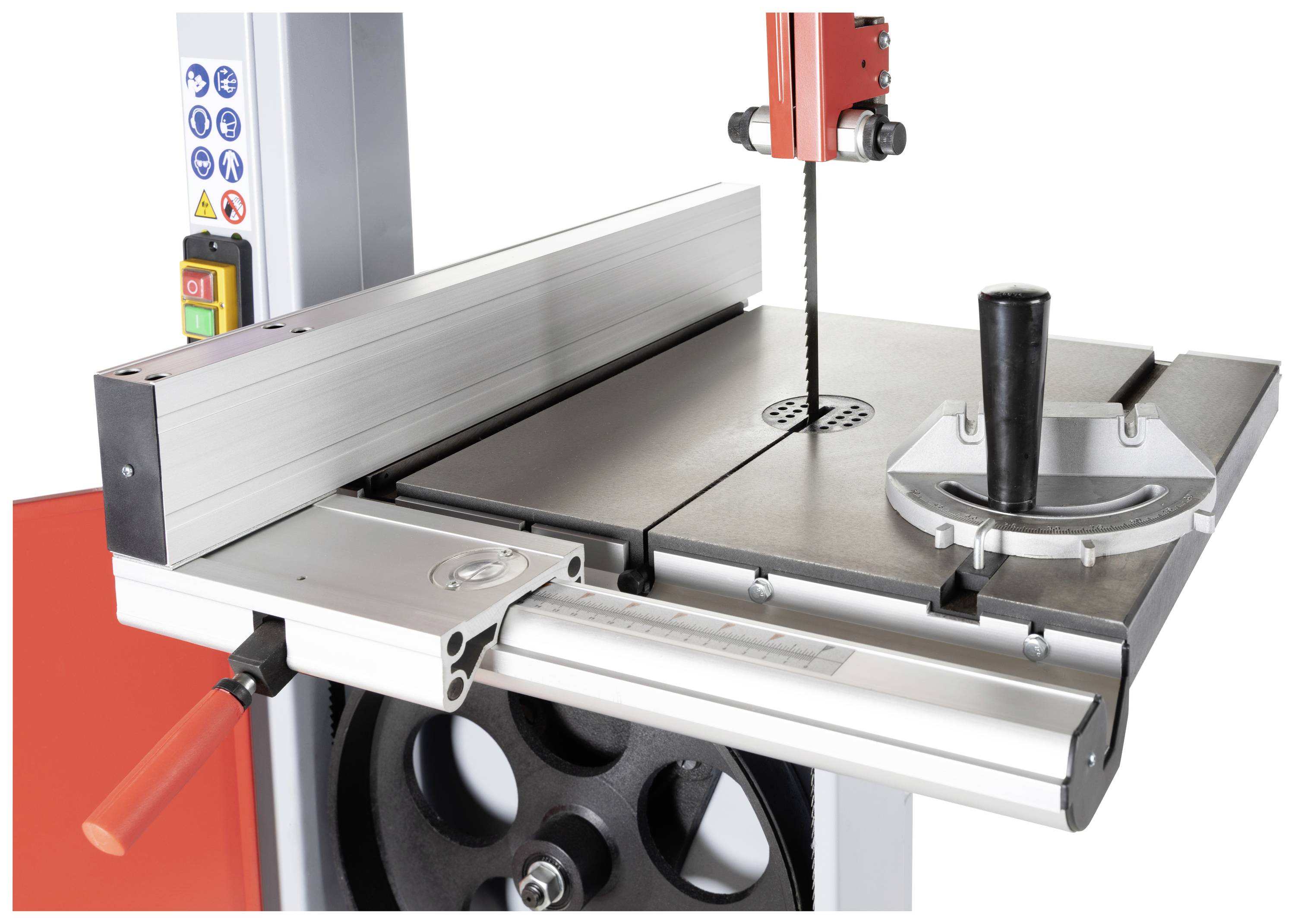 Holzmann Maschinen Tischbandsäge HBS400_230V Schnitttiefe (max.) 220mm 230V 1100W Sägeblatt-Länge 2950mm