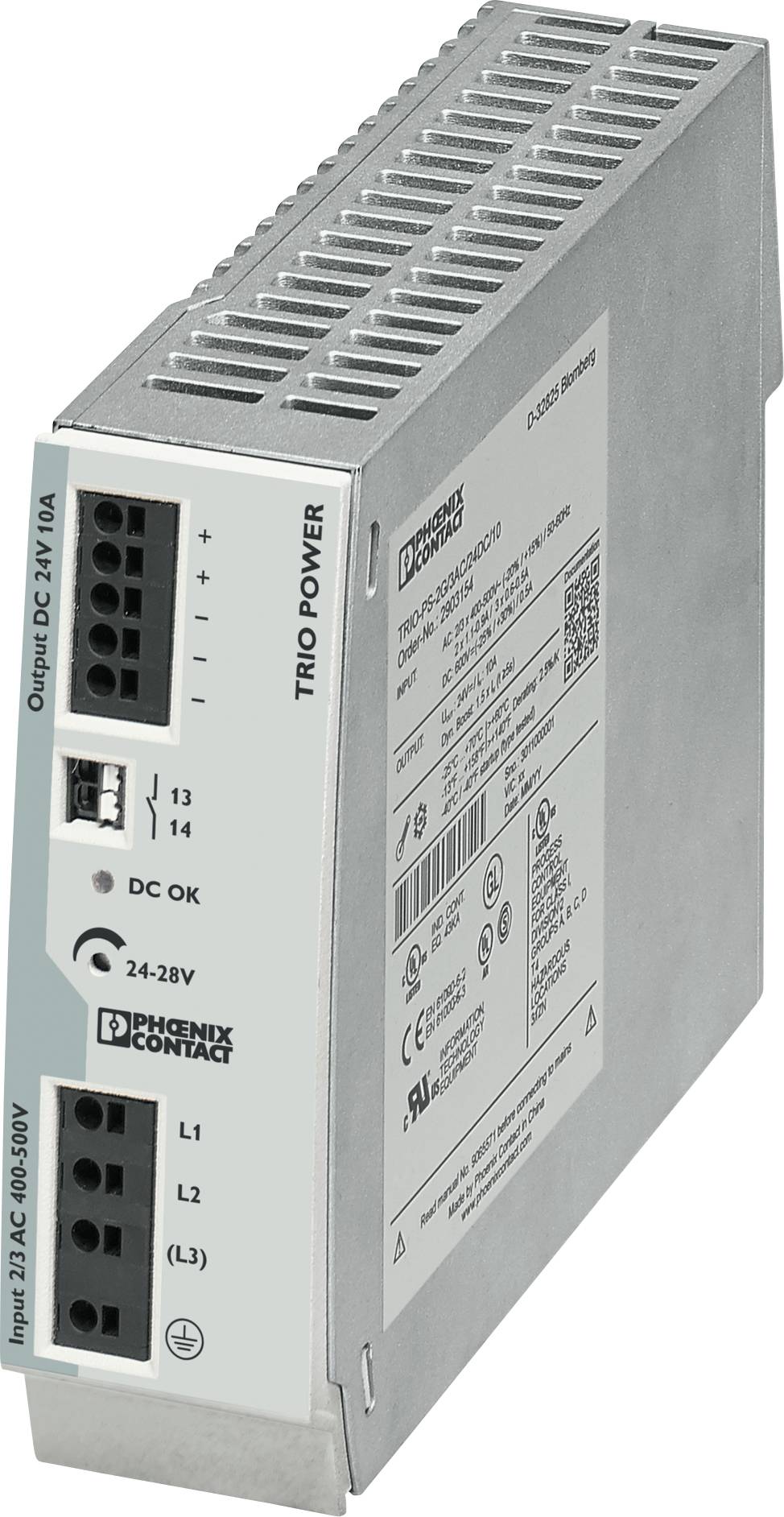Phoenix Contact 2903154 Hutschienen-Netzteil (DIN-Rail) 24 V/DC 10A 240W Inhalt 1St.