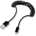 Renkforce USB-Kabel USB 2.0 USB-A Stecker, Apple Lightning Stecker 0.95m Schwarz Spiralkabel RF4087422 Renkforce USB-Kabel USB 2.0 USB-A Stecker, Apple Lightning Stecker 0.95m Schwarz Spiralkabel RF4087422