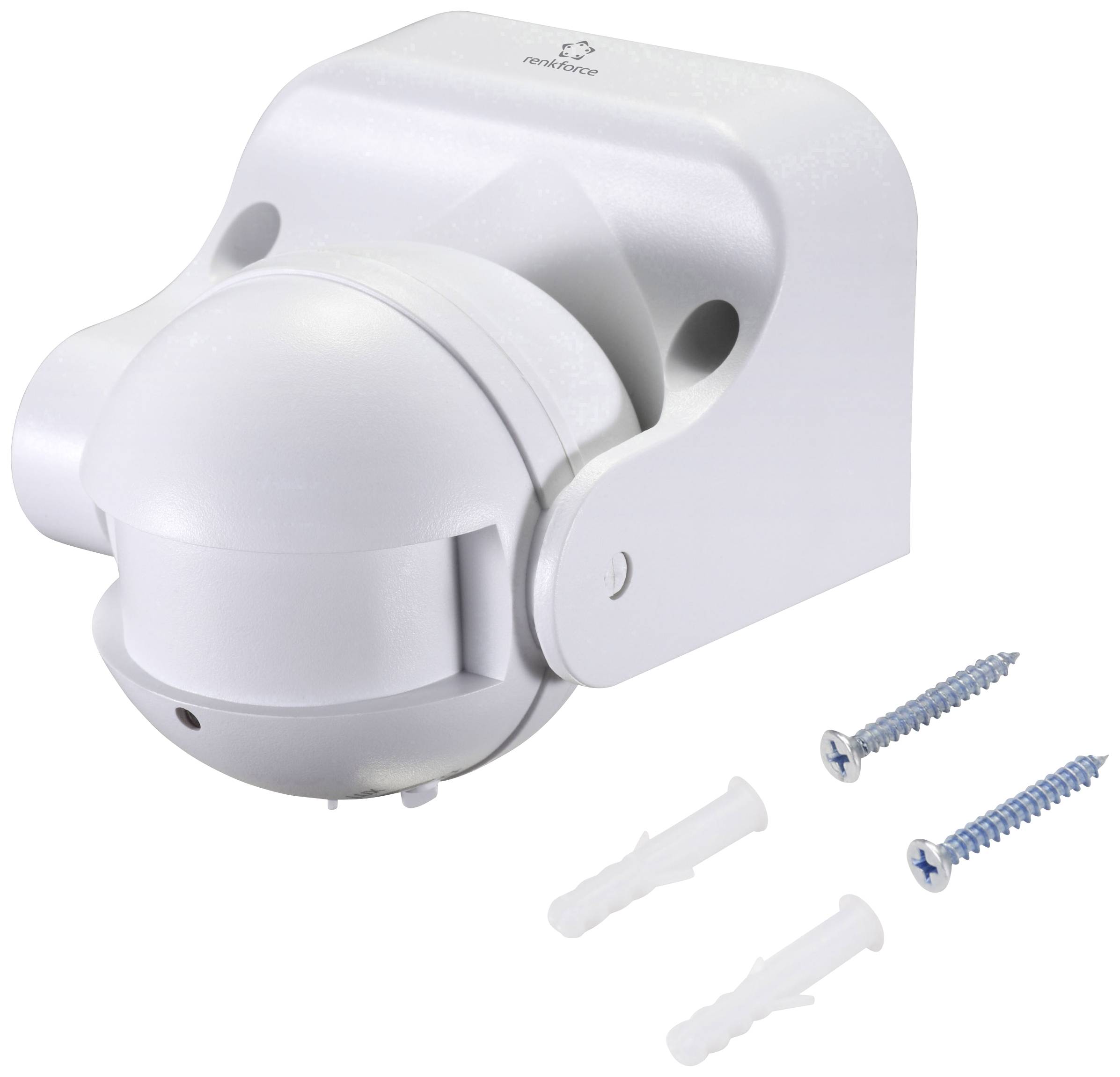 Renkforce 1362991 Aufputz, Aufbau, Wand HF-Bewegungsmelder 180° Relais Weiß IP44