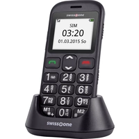 Swisstone BBM 320c Senioren-Handy mit Ladestation, SOS Taste Schwarz Swisstone BBM 320c Senioren-Handy mit Ladestation, SOS Taste Schwarz