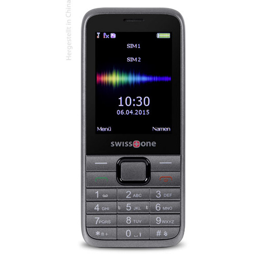 Téléphone portable double SIM swisstone SC 560 noir