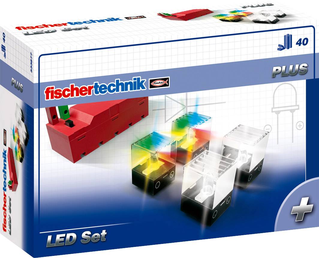 fischertechnik 533877 PLUS LED-Set Experimentier-Box ab 7 Jahre