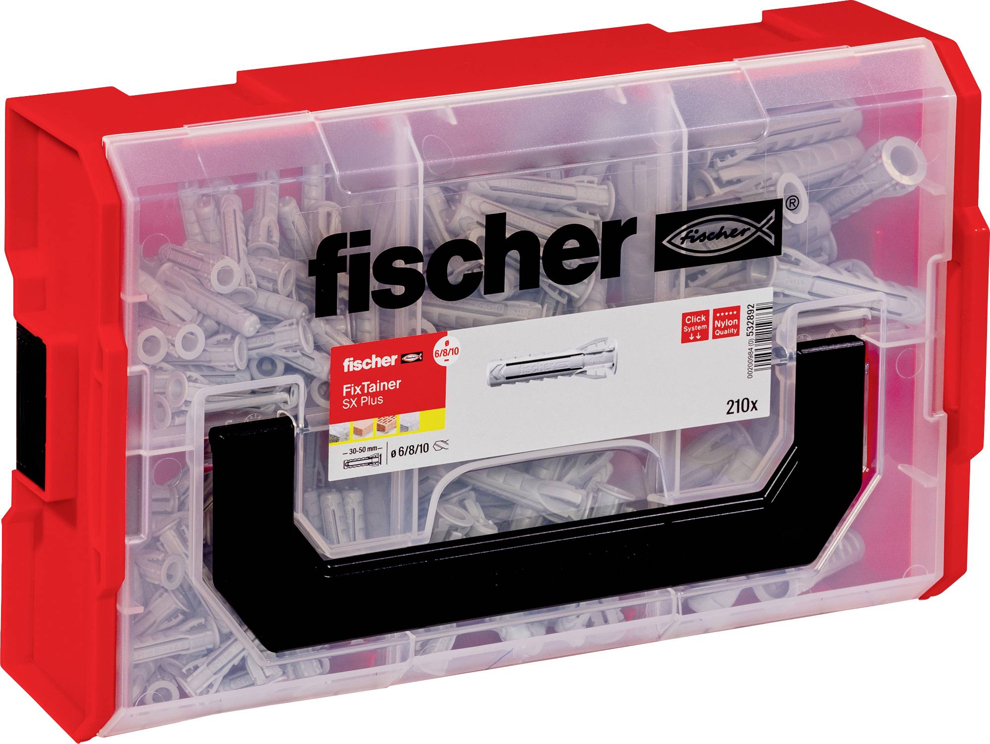 Fischer FIXtainer Dübelsortiment 532892 210 Teile