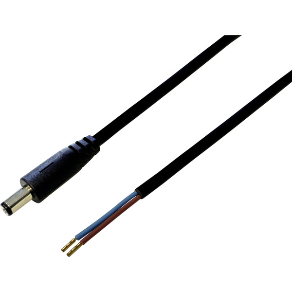 Câble de raccordement basse tension BKL Electronic 072056 DC mâle - extrémité(s) ouverte(s) 5.5 mm 2.1 mm 2.00 m 1 pc(s)