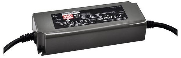 Mean Well NPF-60-48 LED-Treiber, LED-Trafo Konstantspannung, Konstantstrom 60W 1.25A 28.8 - 48 V/DC nicht dimmbar