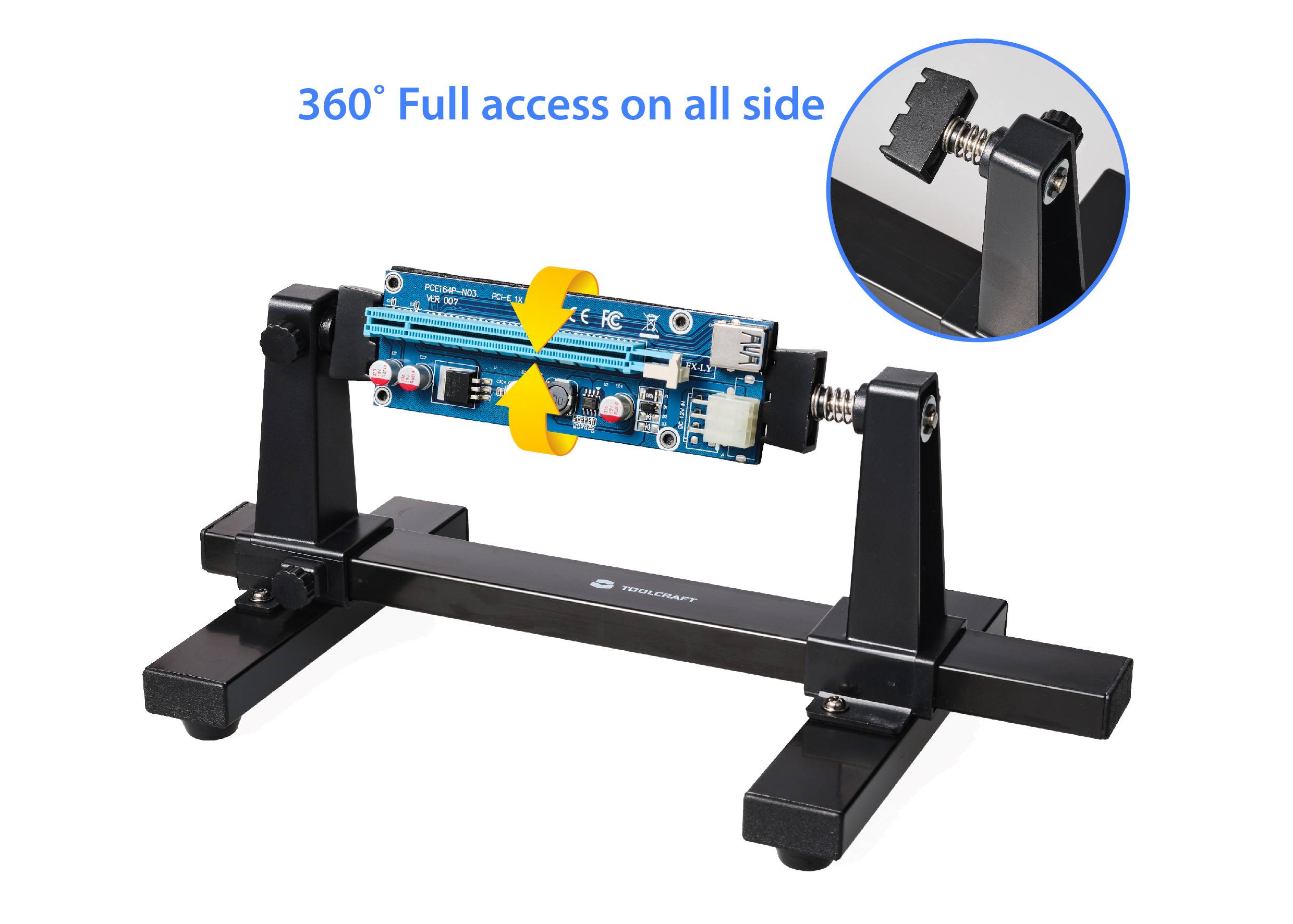 TOOLCRAFT Platinenhalter (L x B x H) 165 x 330 x 125mm 1St.