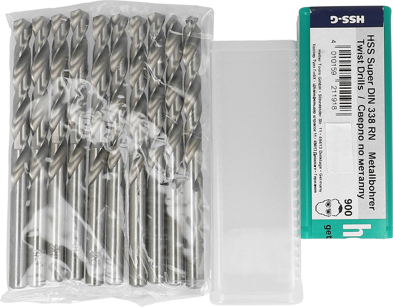 Heller 25736 7 HSS Metall-Spiralbohrer 14 mm Gesamtlänge 160 mm geschliffen DIN 338, DIN 1414 Zylin