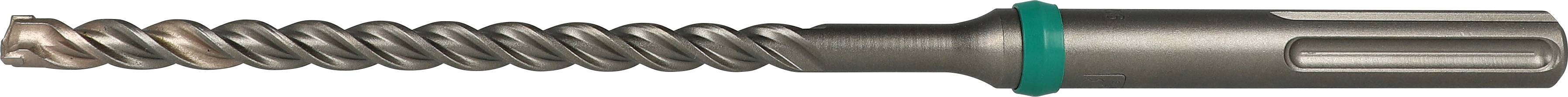 Bohrer mit spiralförmiger Schneide und runder Aufnahme für Maschinenbohrungen. Besonders geeignet für Beton- oder Mauerwerk.