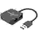 Manhattan 4 Port USB 3.2 Gen 1-Hub (USB 3.0) Schwarz