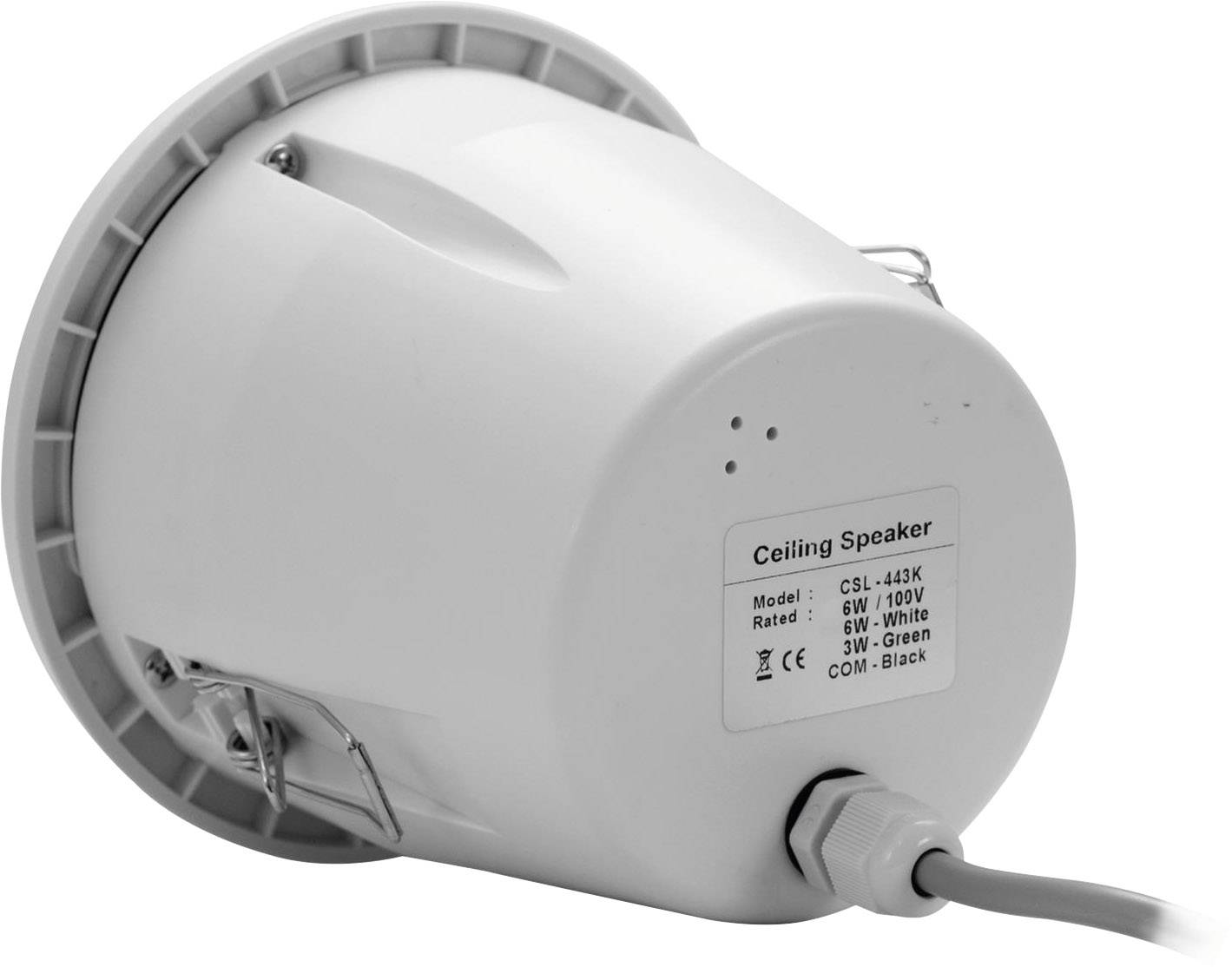 Omnitronic CSC-3 Deckenlautsprecher 6 W Weiß 1 St.