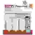 TESA POWERSTRIPS® Klebehaken Small Classic Weiß Inhalt: 3 St.