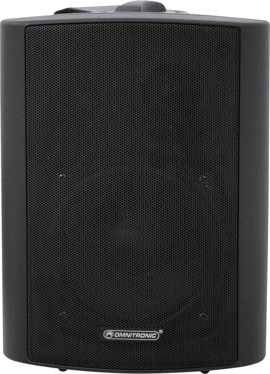 Omnitronic WP-5S ELA-Wandlautsprecher 30W Schwarz 1St.