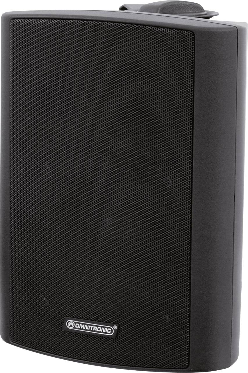 Omnitronic WP-5S ELA-Wandlautsprecher 30W Schwarz 1St.